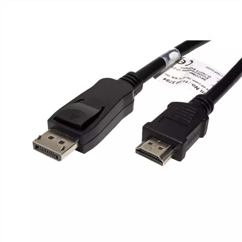 DisplayPort-kabel VALUE DP - HDTV M/M 10 m