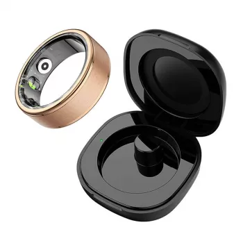 Smart Ring Colmi R03 20,3 mm maat 11 goud — Colmi R03 Smart Ring, 20,3 mm, maat 11, gouden afwerking