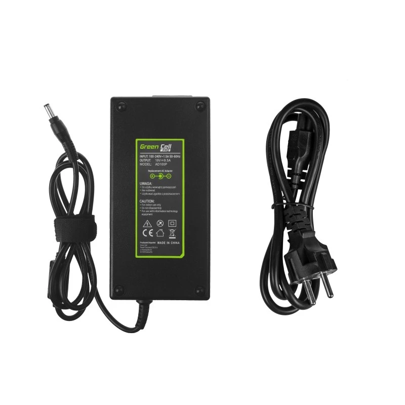 Green Cell AD100P voeding/adapter binnenshuis 180 W zwart