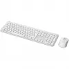 Logitech MK950 Signature Slim toetsenbord muis inclusief Office RF Wireless + Bluetooth QWERTZ Duits grafiet wit
