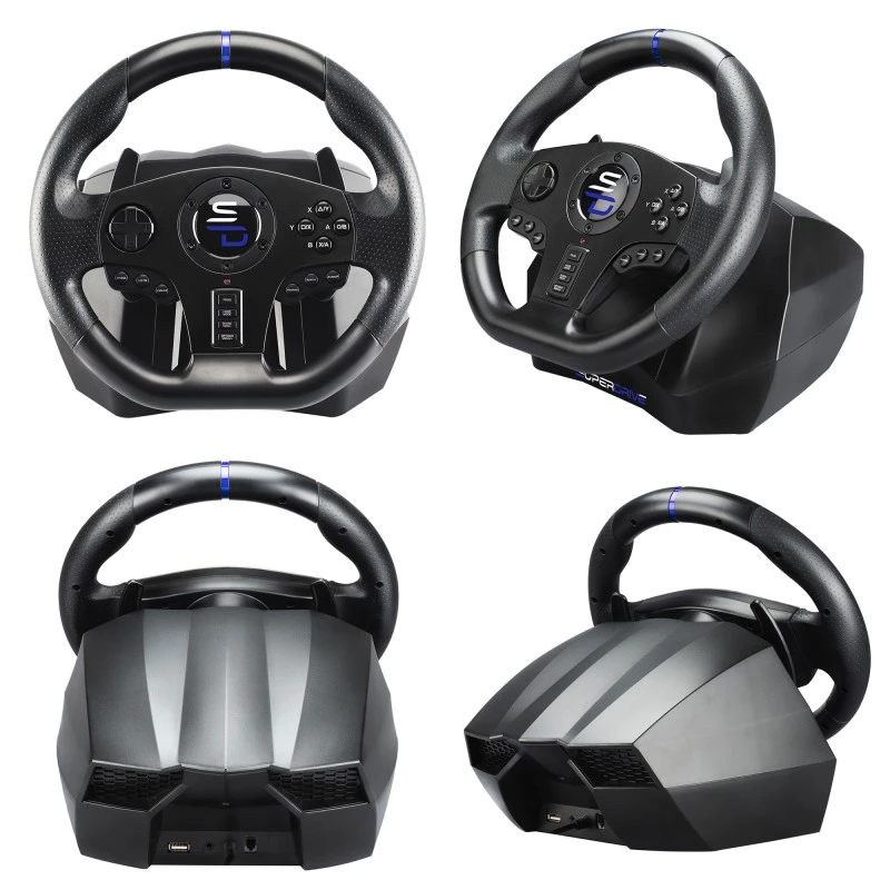 Stuurwiel + pedalen Subsonic SV750 zwart 270° rotatie USB