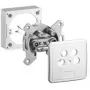 Wentronic Goobay SET 4-holes antennedoos, 2 dB - aftak- of einddoos, DC-doorgang (67089)