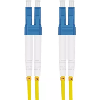 Optische patchkabel Helos glasvezel 9/125µm OS2 LC 1,5 m
