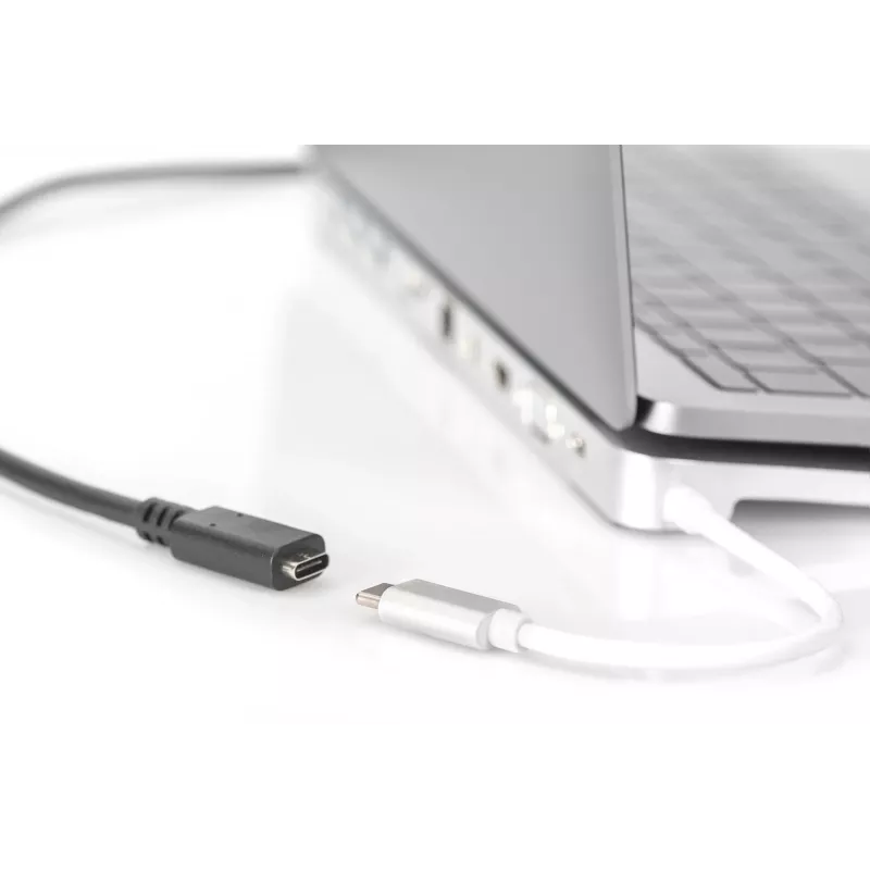 USB Type-C-verlengkabel Digitus AK-300210-007-S 0,7 m