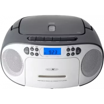 Reflexion RCR2260 draagbare cd-boombox, wit/grijs