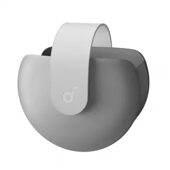 Hoofdtelefoonhoesje Anker Soundcore Space One Pro met magnetische metalen knoppen, grijs