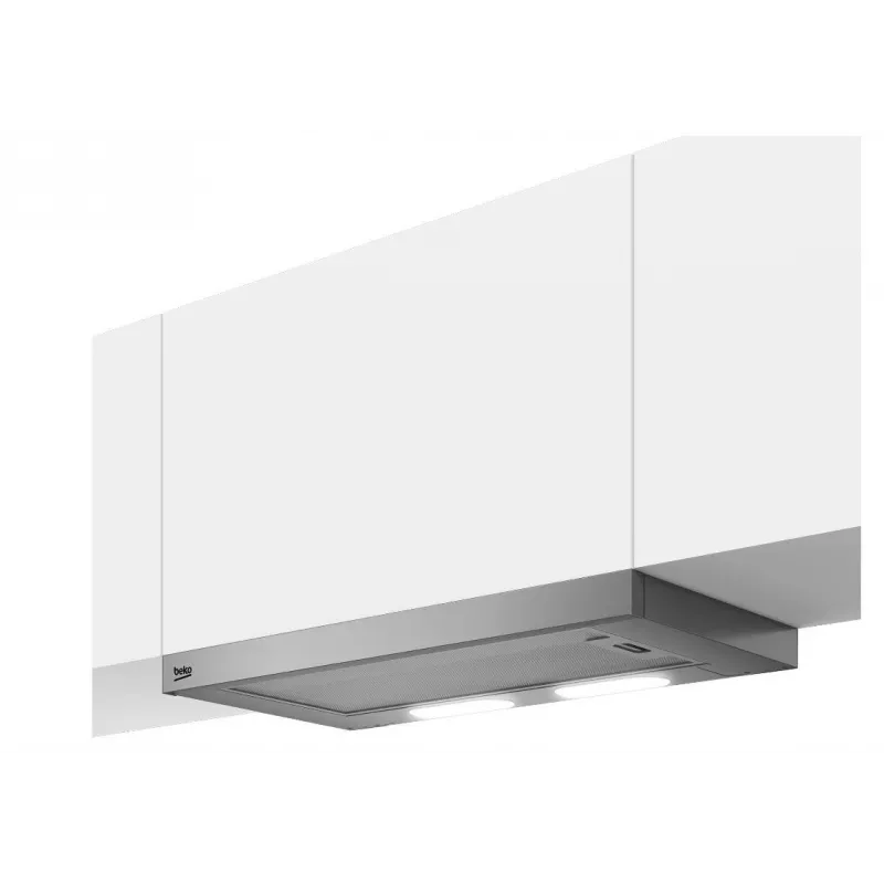 Beko HNT61210X afzuigkap half-inbouw (uitschuifbaar) RVS 280 m³/h