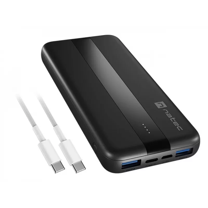 NATEC TREVI SLIM Q V2 lithium-polymeer (LiPo) 10000 mAh zwart
