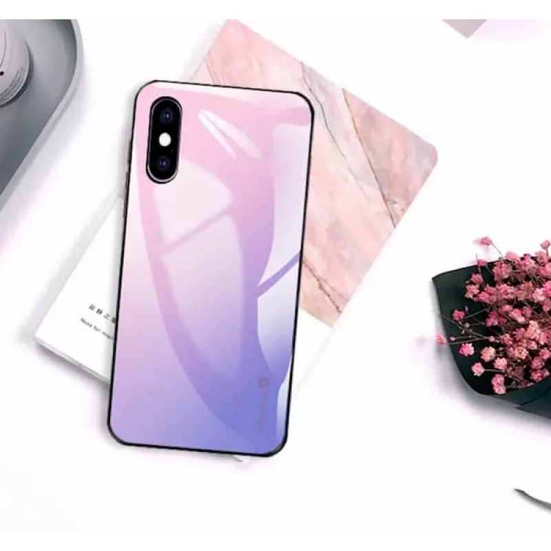 Beschermhoes Evelatus voor Samsung A20 — Gradient Glass 3, Under Water-ontwerp