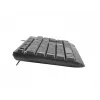 NATEC toetsenbord TROUT SLIM USB, US-layout, zwart