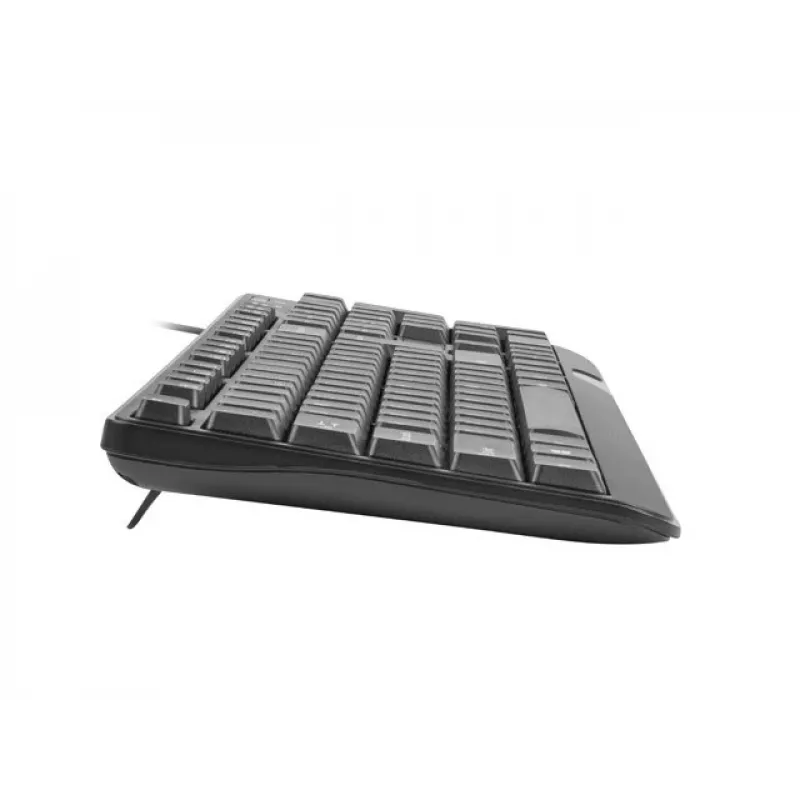 NATEC toetsenbord TROUT SLIM USB, US-layout, zwart
