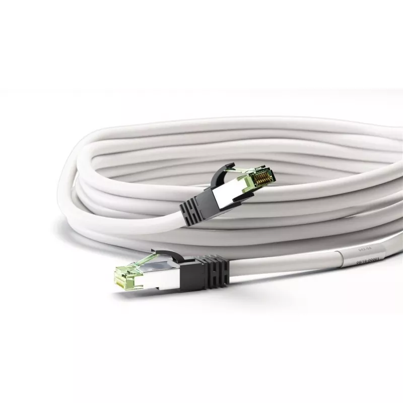 Wentronic 55127 - 5 m - Cat8.1 - S/FTP (S-STP) - RJ-45 - RJ-45 - wit