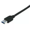 Equip 133346 USB-kabel USB 3.2 Gen 1 (3.1 Gen 1) 5 m USB A zwart