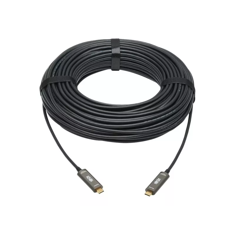 Tripp Eaton Tripp Lite Series USB-C naar USB-C Plenum-gecertificeerde glasvezel actieve kabel (AOC)