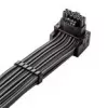 CableMod C-Series Pro aansluitkabel variant A 90° 16-pin naar 4×8-pin PCIe carbon