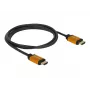 HDMI-kabel DeLOCK 85728 1,5 m type A zwart goud