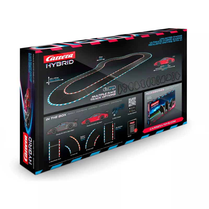 Racevoertuig & banenset Carrera 50050002 zwart blauw geel 12+