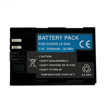 Oplaadbare camera-accu Extra Digital LP-E6N 2400 mAh, compatibele vervanging voor Canon LP-E6N