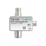 axing TZU 4-00 - kabelsplitter - 0,1 - 1006 MHz - aluminium - stekker/bus - IEC