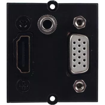 Bachmann 917.226 – 0,2 m – HDMI – VGA – 3,5-mm-jack – HDMI – VGA – 3,5-mm-jack – Stekker – Bus – Zwart