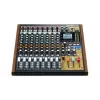 Tascam Model 12 10-kanaals mixer met 12-sporenrecorder, 20–20000 Hz, zwart/hout