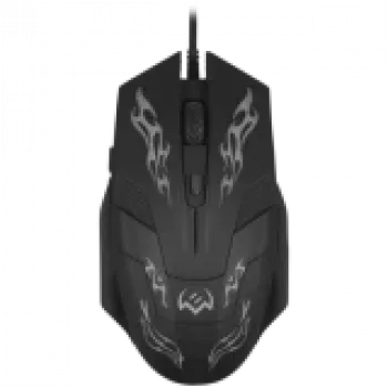 Gaming-muis RX G720 USB (stille toetsen, 5+1 toetsen, 1200 3200 DPI, SoftTouch, achtergrondverlichting)