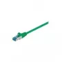 Wentronic Goobay CAT 6a patchkabel, S/FTP (PiMF), groen, 1 m - LSZH halogeenvrij, koper (93681)