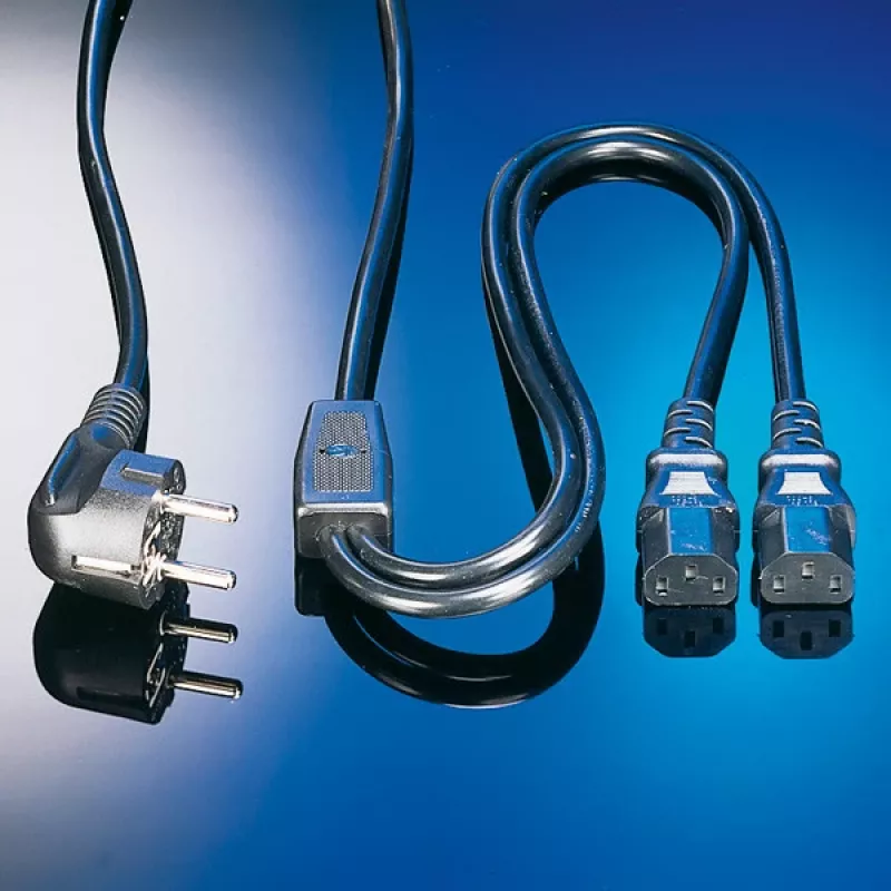 ROLINE netsnoer - CEE 7/7 (M) naar IEC 60320 C13