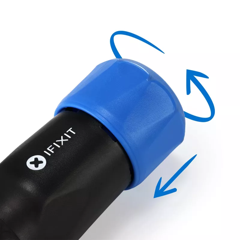 iFixit Narwhal 6-in-1 schroevendraaier met vergrendelbare draaikap, zwart