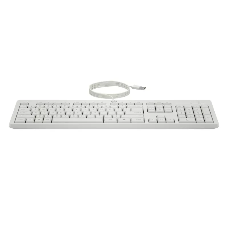 HP 225 G2 USB bekabelde muis-toetsenbordcombo, Copilot-toets – cashmere white – ESTS