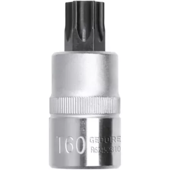 Red schroevendraaier-dopsleutelinzetstuk TORX, 1/2 chroom, T 50