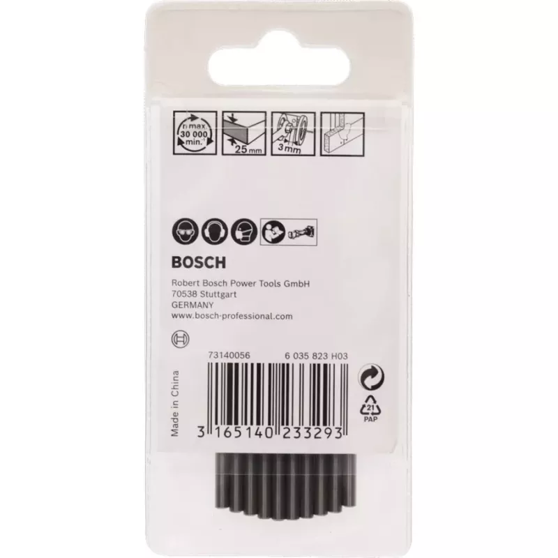 Snijboortje Bosch 2608620201 3,2 mm voor Rotocut-frees — 10 stuks