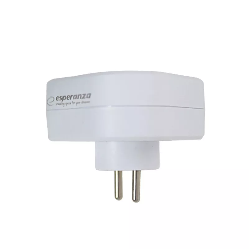 Esperanza ELK303W stekkerdoos, 3 stopcontacten, wit