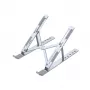 Unitek OT155SL opvouwbare laptopstandaard, aluminium, zilver