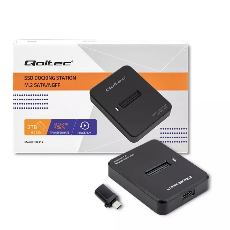 Dockingstation SSD M.2 SATA, NGFF, USB 3.1