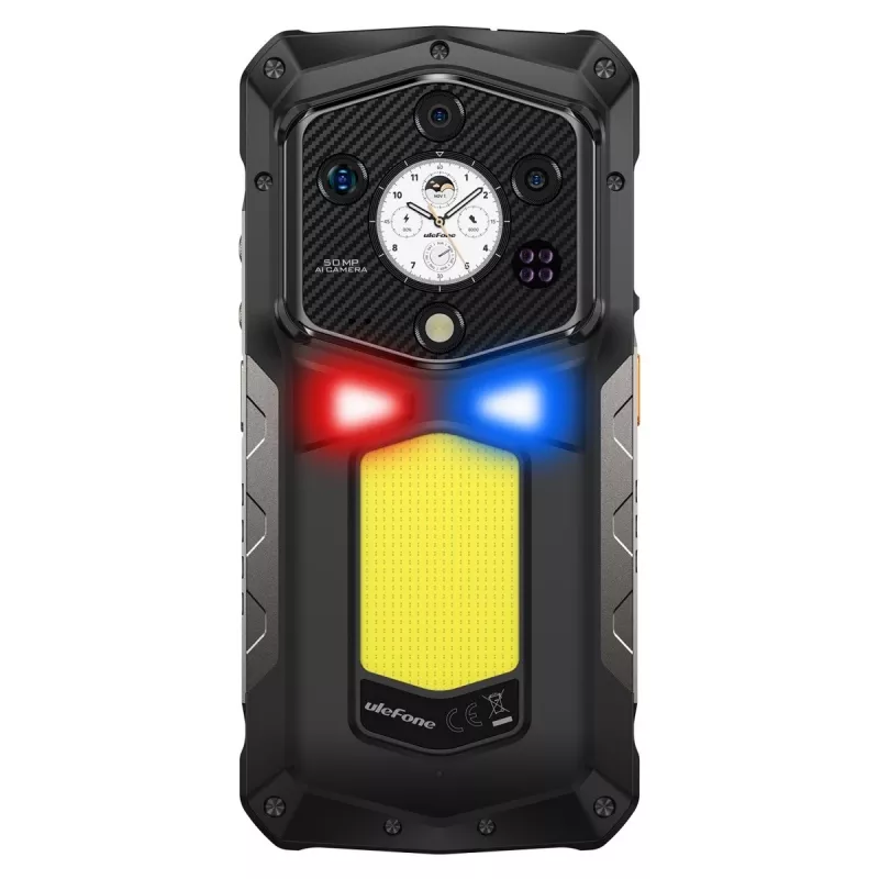 Smartphone UleFone Armor 29 Ultra 5G 6,58 inch 16 GB/1 TB zwart, energie-efficiëntieklasse A