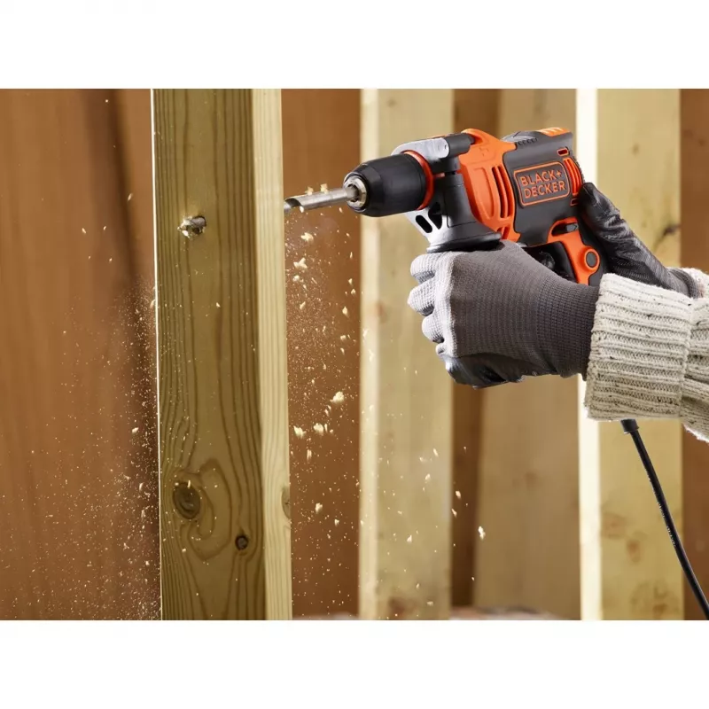 Black & Decker BEH710-QS boormachine 2800 t/min zwart, oranje