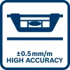 Bosch Professional 1600A01V3Z waterpas van lichtmetaal, 120 cm, smal