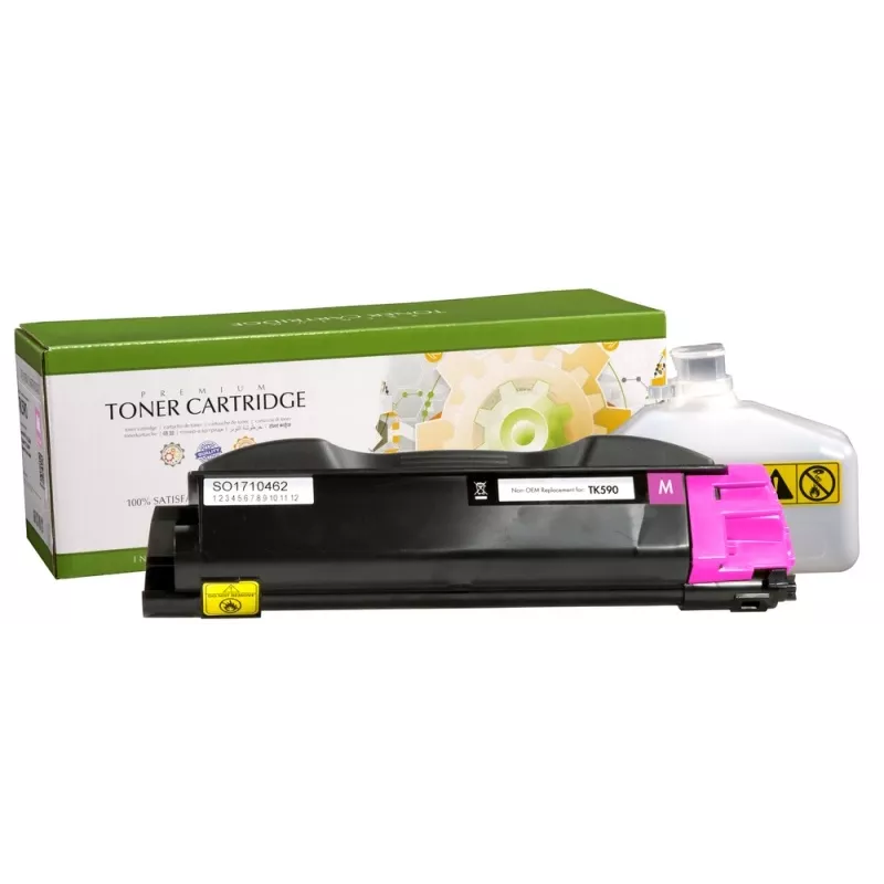 STATIC tonercartridge compatibel met Kyocera TK-590M magenta compatibel 5.000 pagina's