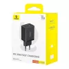 Baseus P10111404113-00 Cube USB-C / USB-A 30W voeding zwart