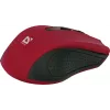 Draadloze optische muis DEFENDER MM-935 RF – voor beide handen, 1600 DPI, rood, RF-USB-ontvanger, AAA-batterijen