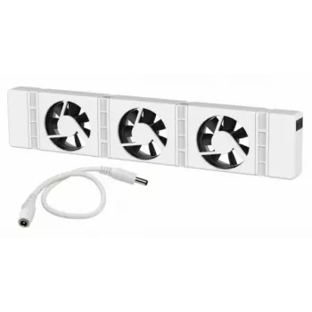 SpeedComfort uitbreidingsset wit, 30 m³/h, 0,55 W, 20 dB, 340×70×23 mm