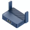 Draagbare router Cudy TR3000 AX3000 Wi‑Fi 6, Gigabit Ethernet WAN/LAN, USB-A, externe antennes, blauw