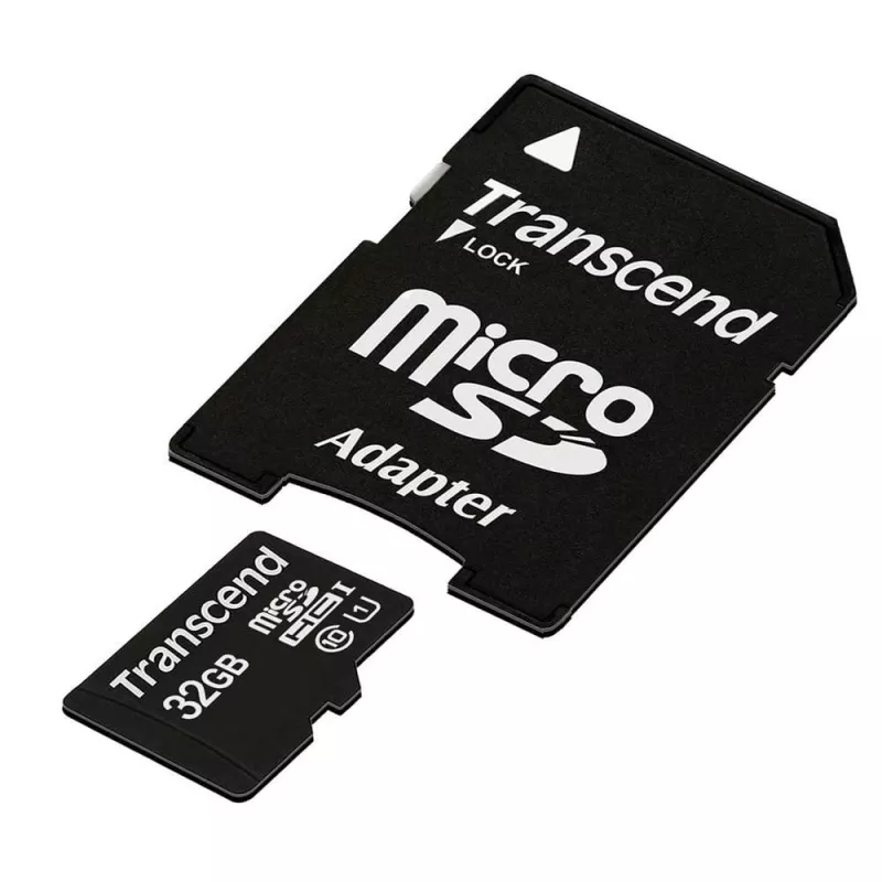 GEHEUGEN MICRO SDHC 32GB MET ADAPTER/CLASS10 TS32GUSDU1 TRANSCEND