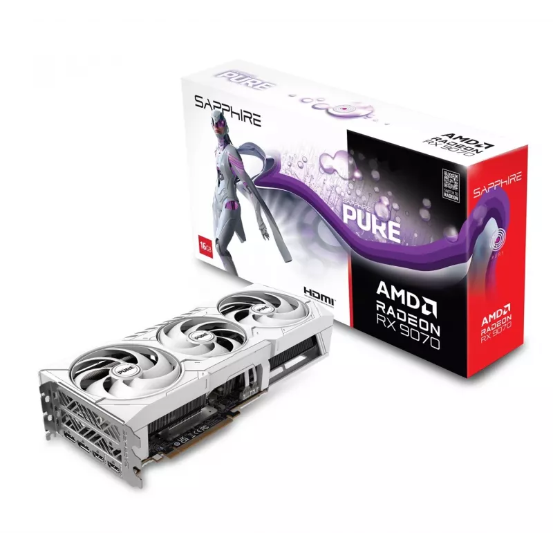SAPPHIRE Radeon RX 9070 16GB GDDR6 grafische kaart