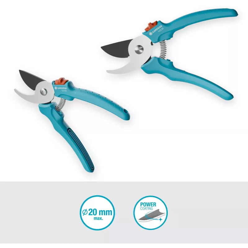 Gardena EasyCut 12230-20 Bypass-tuinschaar, 20 mm, turkoois