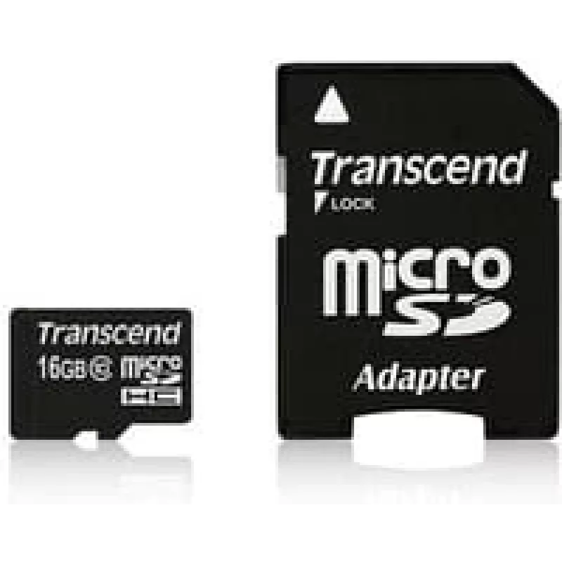 Flashgeheugen Transcend 16 GB MicroSDHC UHS-I TS16GUSDU1