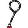 ABUS 59715 fietsslot zwart - rood 1200 mm kettingslot (59715)