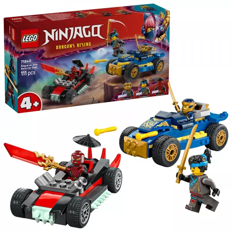 Bouwstenen Ninjago 71840 Race-duel Rogue vs. Drix