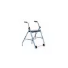 Tweewielige revalidatiesteun ARmedical PPC005 – blauw/zwart, stalen frame, verstelbare hoogte, zitting inbegrepen